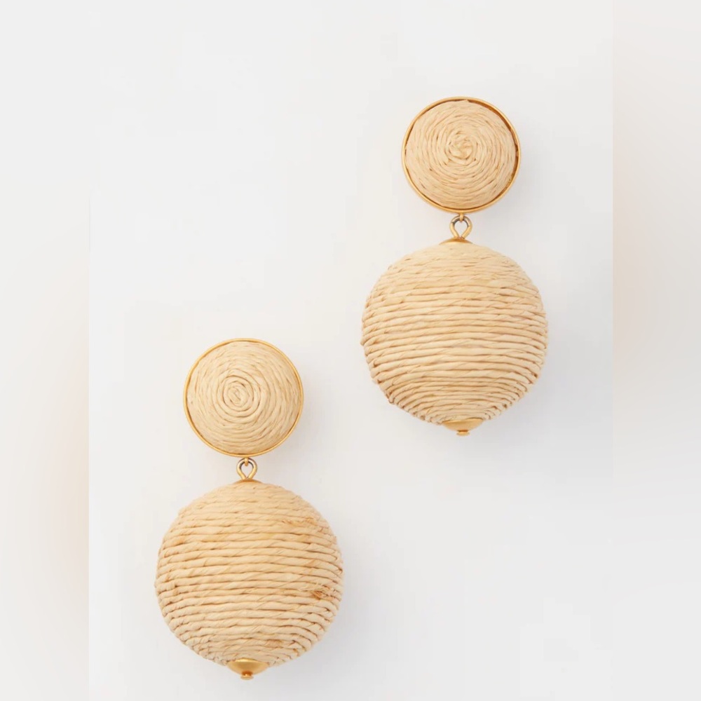 Tuckernuck Raffia Lantern Earrings